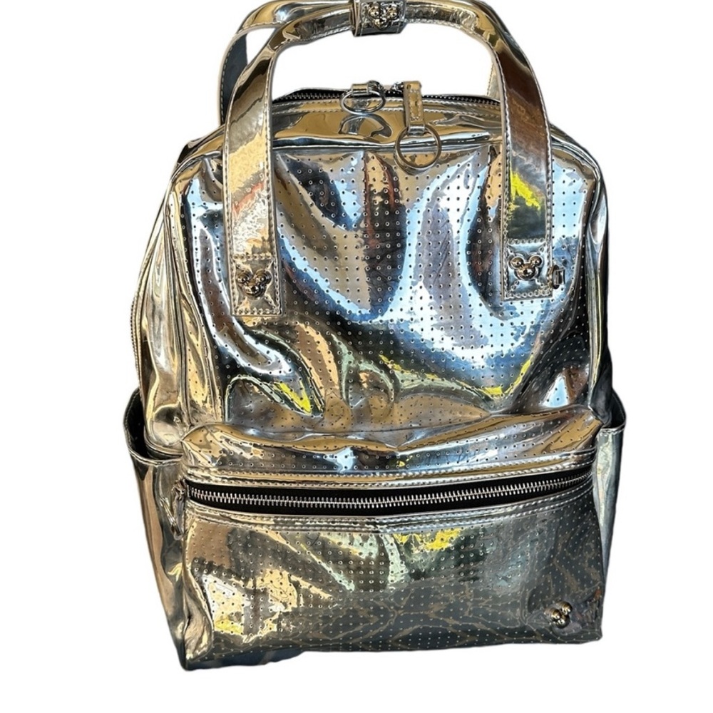 Disney Mickey Mouse Icon Silver Limited Edition Flair Backpack